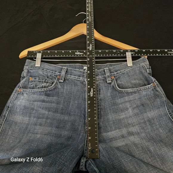 7 For All Mankind Men’s Relaxed Fit Jeans 32x32 Button Fly A Pocket T531061U USA - Picture 6 of 9